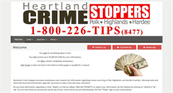 Desktop Screenshot of heartlandcrimestoppers.com